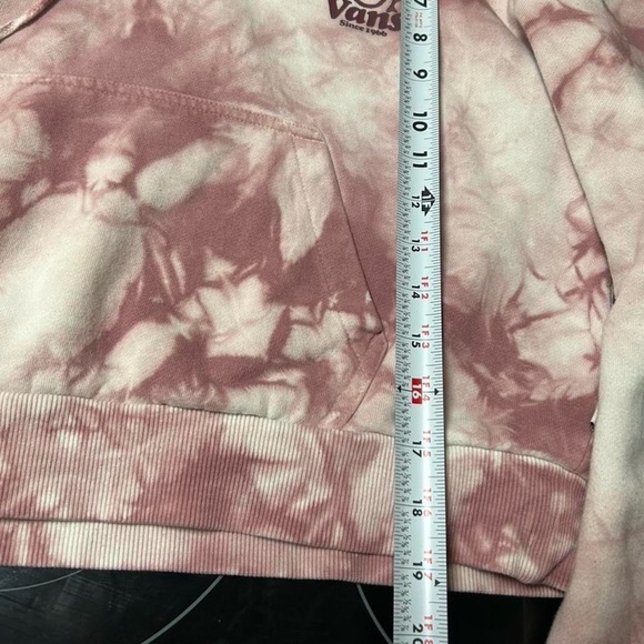 Vans Women’s Pink Tie-Dye Hoodie | Cozy Streetwear - Picture 4 of 5